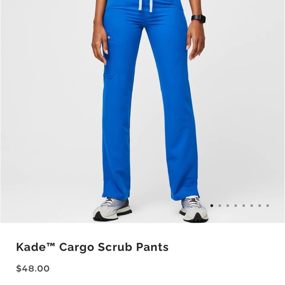 Figs Pants & Jumpsuits Figs Size M Pink Pants With Red String